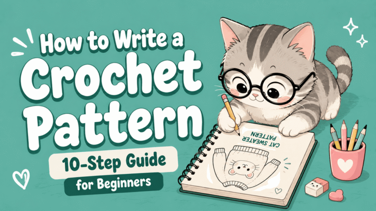 How to Write a Crochet Pattern (10-Step Guide for Beginners)