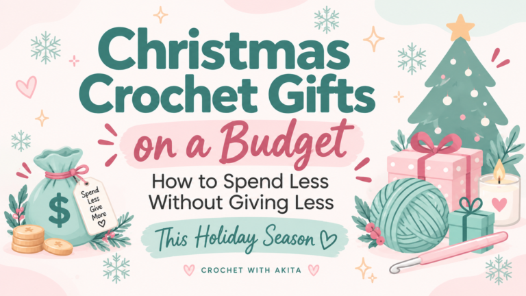 How to Crochet Christmas Crochet Gifts on a Budget: Spend Less Without Giving Less This Holiday Season