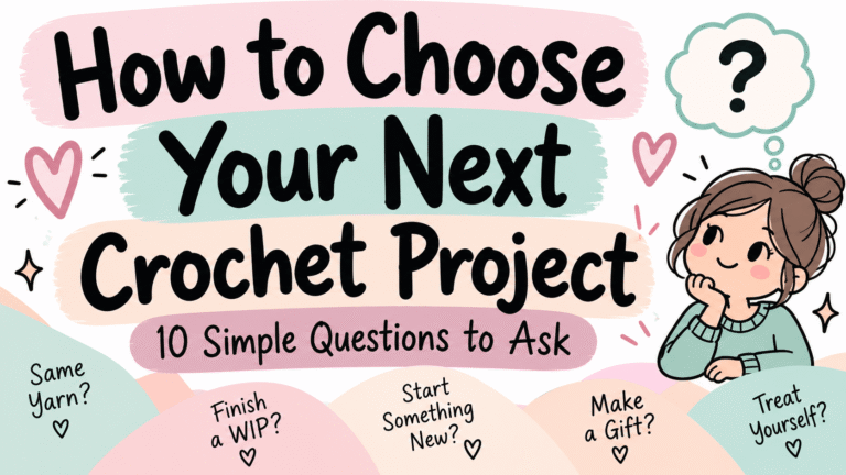 How to Choose Your Next Crochet Project: 10 Simple Questions to Ask