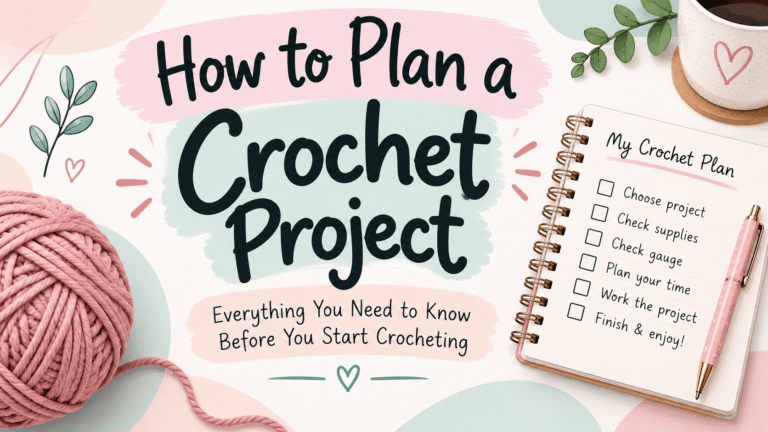 How to Plan a Crochet Project: A Step-by-Step Guide